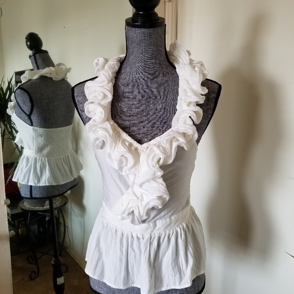 ArdenB Halter Top Size Small - Off White